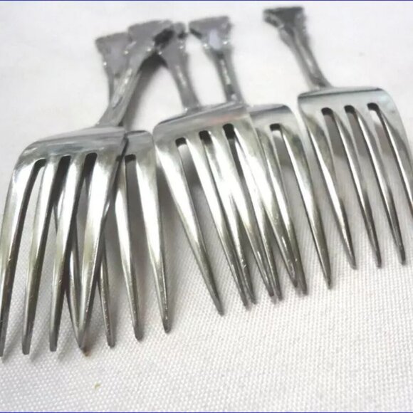 PRINCESS Stainless Flatware Set - Rose Pattern - Japan - 11+ 5pc PlaceSettings - Picture 12 of 16